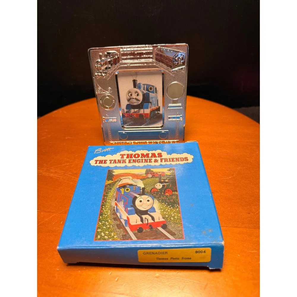 Vintage 1994 Thomas the Tank Engine Silver Plated Photo Frames Grenadier Set- 2